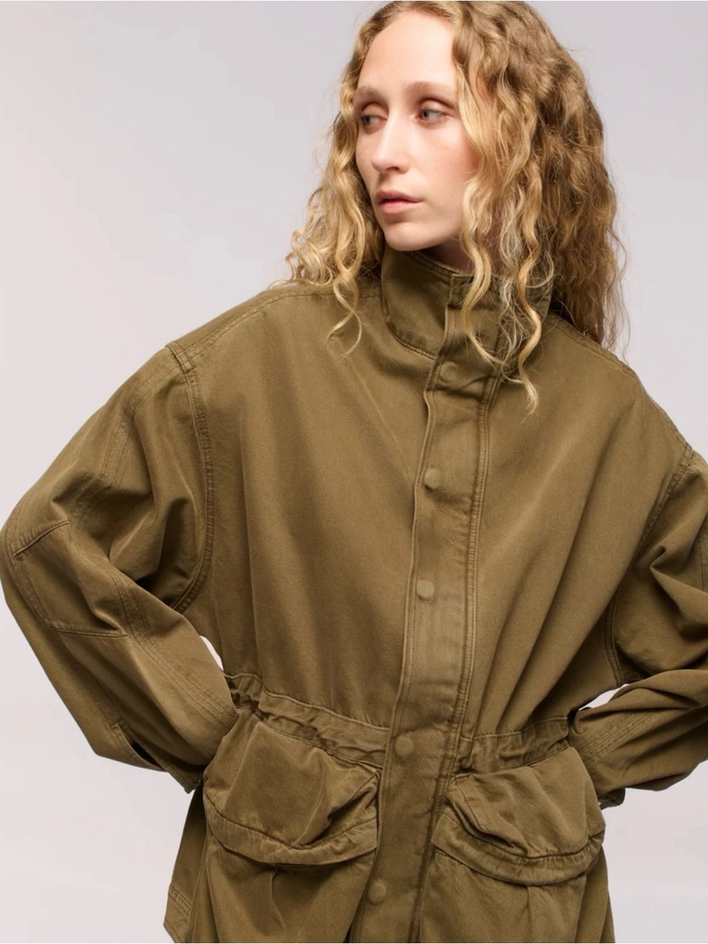 DALA Olive Green Women's Utility Jacket